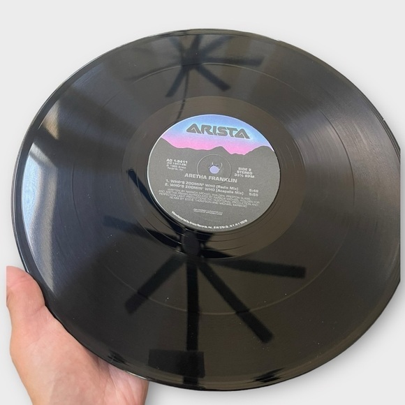 Aretha Who’s Zoomin’ Who Vinyl Record - Picture 5 of 6